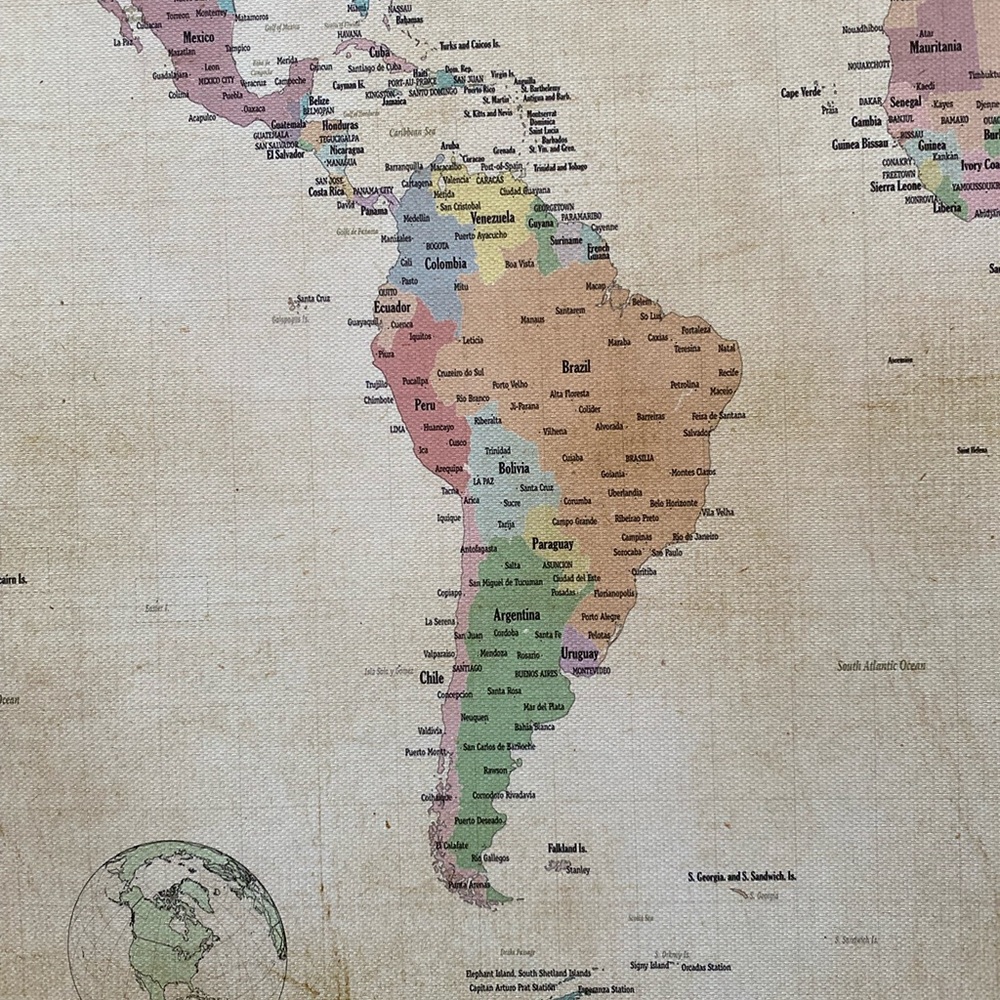 World map - Picture 5 of 7